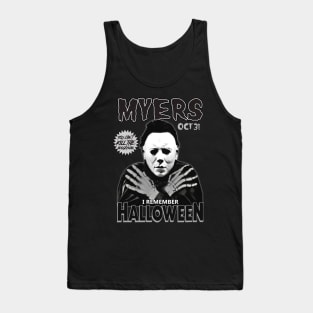 Myers. I Remember Halloween. Tank Top